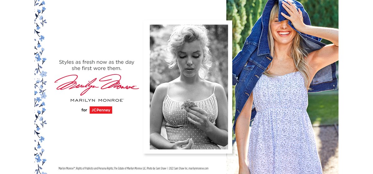 J.C. Penney Launches Styles Inspired by Marilyn Monroe